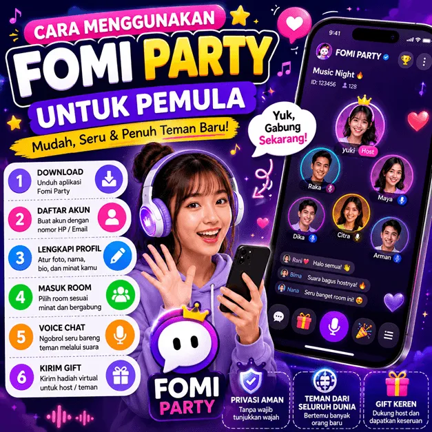 Cara Menggunakan Fomi Party untuk Pemula, Dijamin Mudah!