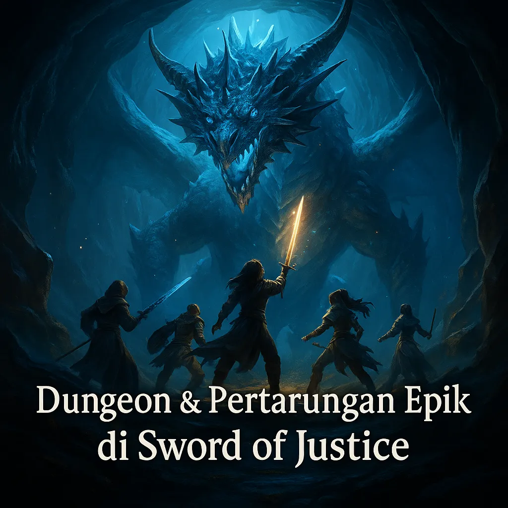 🏯 Dungeon & Pertarungan Epik di Sword of Justice