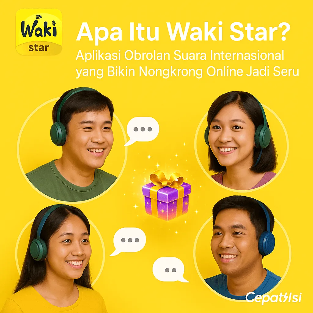 Apa Itu Waki Star? Aplikasi Obrolan Suara Internasional yang Bikin Nongkrong Online Jadi Seru