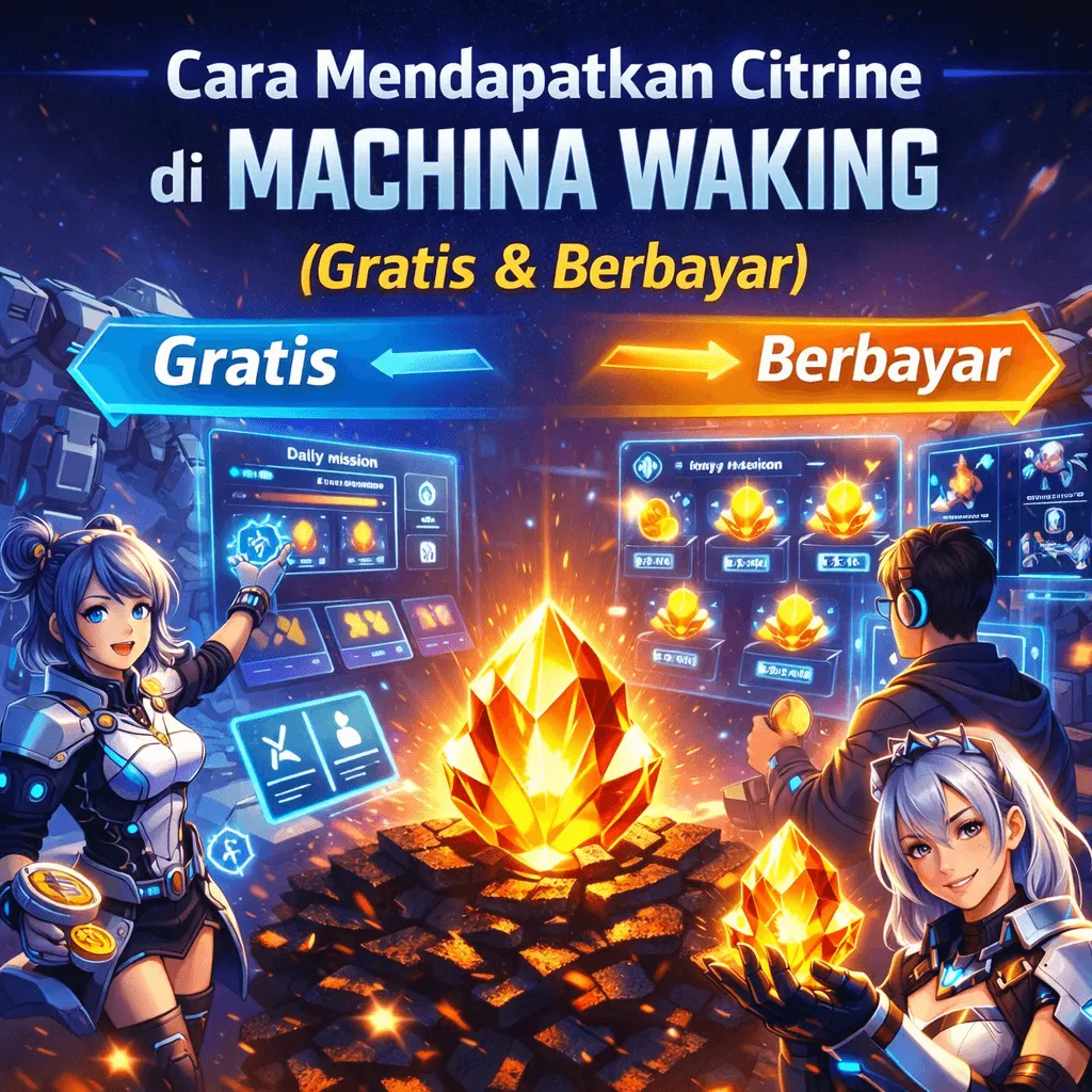 Cara Mendapatkan Citrine di Machina Waking (Gratis & Berbayar)