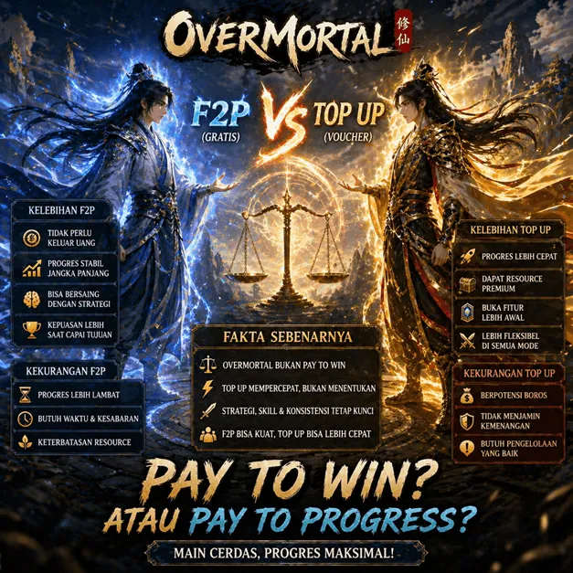 Apakah Overmortal Pay to Win? Ini Fakta Sebenarnya yang Jarang Dibahas