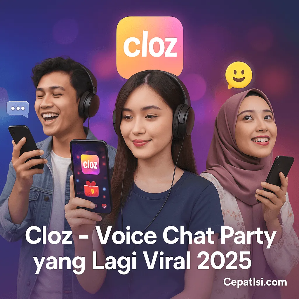 🗣️ Mengenal Cloz – Aplikasi Voice Chat Party yang Lagi Viral di 2025