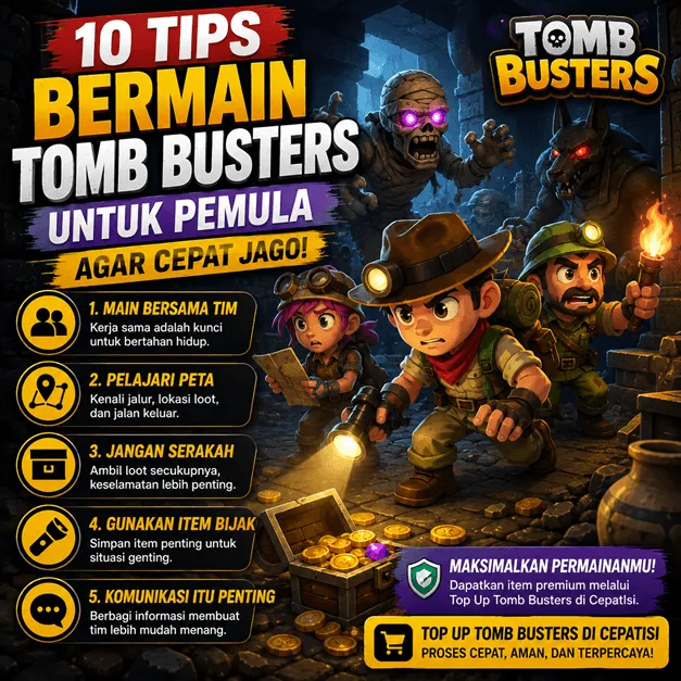 10 Tips Bermain Tomb Busters untuk Pemula agar Cepat Jago