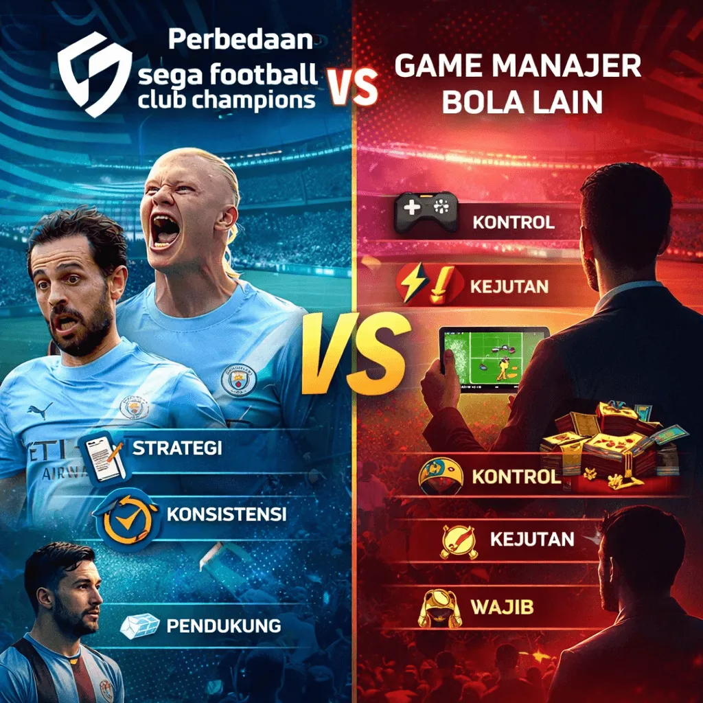 Perbedaan Sega Football Club Champions dengan Game Manajer Bola Lain ⚽📊