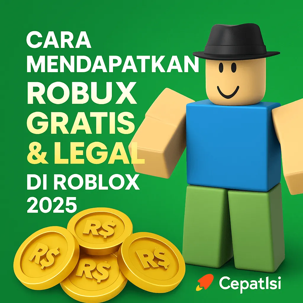 Cara Mendapatkan Robux Gratis & Legal di Roblox 2025