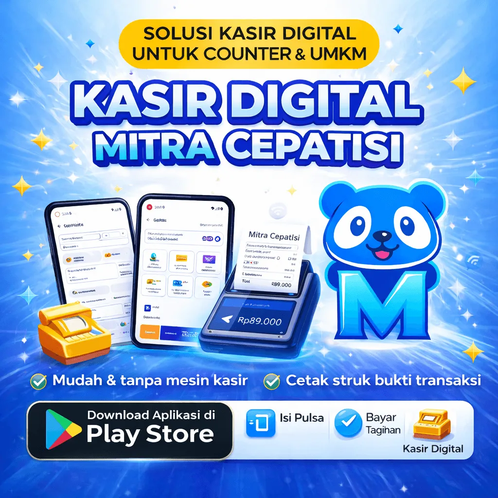 🧾 Aplikasi Kasir Digital Mitra CepatIsi untuk Counter & UMKM