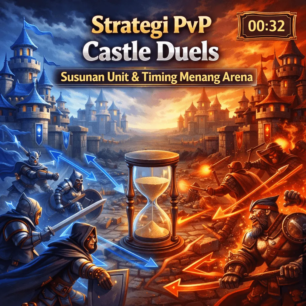 Strategi PvP Castle Duels: Susunan Unit, Timing Serangan, dan Cara Dominasi Arena