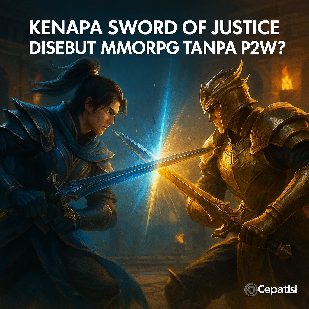⚖️ Kenapa Sword of Justice Disebut MMORPG Tanpa P2W?