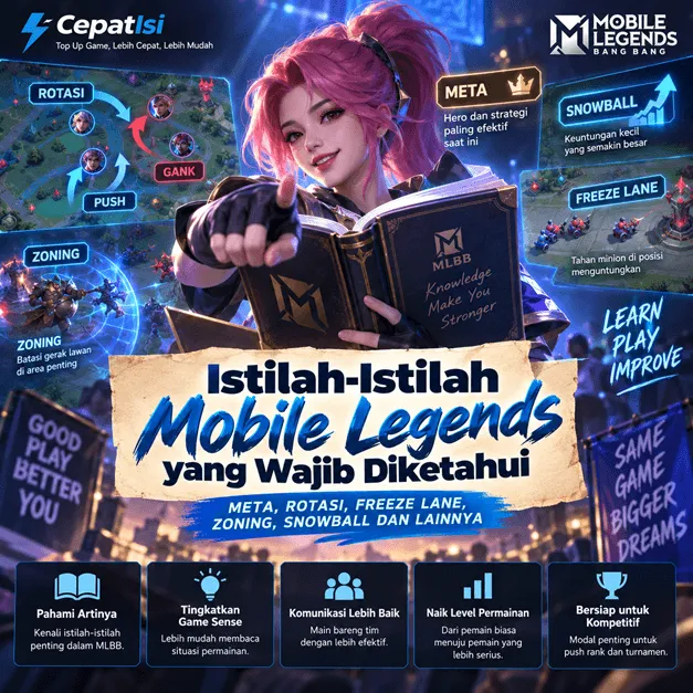 Istilah-Istilah Mobile Legends yang Wajib Diketahui: META, Rotasi, Freeze Lane, Zoning, Snowball dan Lainnya