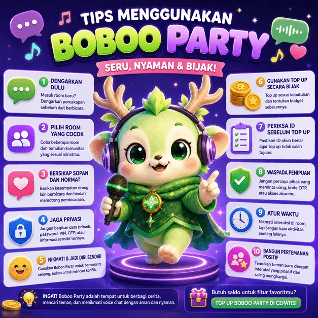 Tips Menggunakan Boboo Party agar Makin Seru, Nyaman, dan Tidak Boros