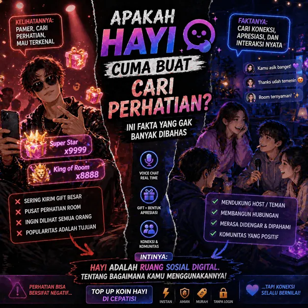 Apakah Hayi Cuma Buat Cari Perhatian? Ini Fakta yang Gak Banyak Dibahas