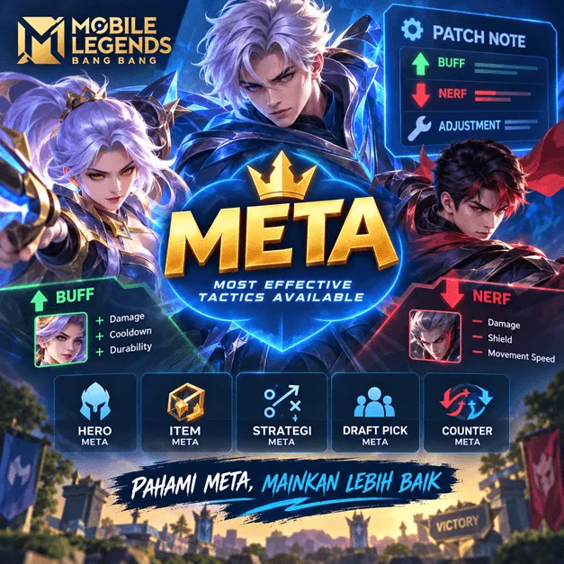 Apa Itu META Mobile Legends? Cara Memahami Hero META dan Perubahan Patch