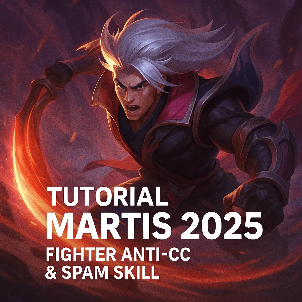 Tutorial Martis Mobile Legends 2025: Fighter Anti-CC & Spam Skill Meta Terkini