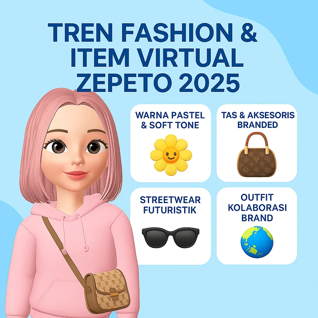 Tren Fashion & Item Virtual ZEPETO 2025: Gaya Hits Avatar Kekinian