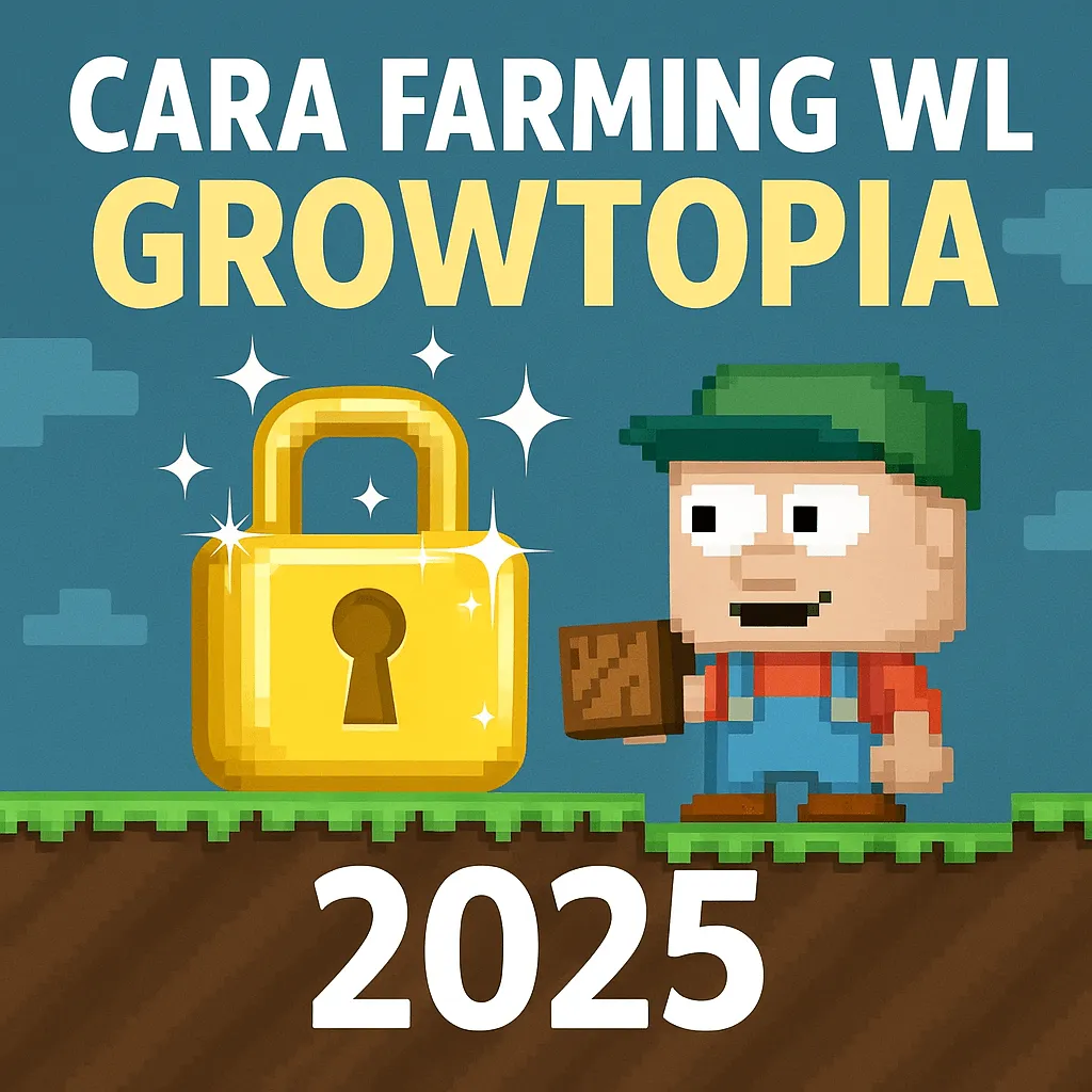 Cara Farming World Lock Growtopia 2025: Cepat, Aman, & Anti Scam