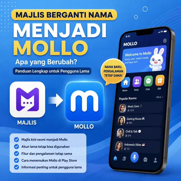 Aplikasi Majlis Berganti Nama Menjadi Mollo, Apa yang Berubah?